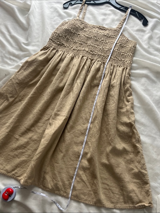 Universal Thread Dresses & Skirts - Smocked Casual Sundress in Beige